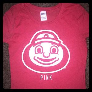 VS pink OSU Brutus Tee